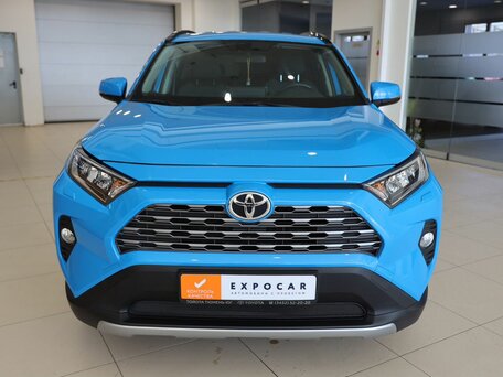 2019 Toyota RAV4 V (XA50), синий, 2990000 рублей, вид 2