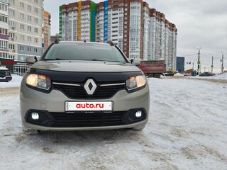 2017 Renault Logan II, бежевый, 750000 рублей, вид 3