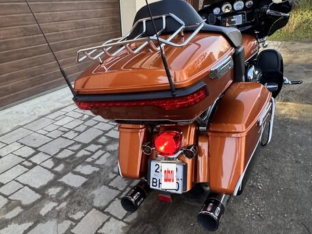 2014 Harley-Davidson Electra Glide, золотистый, 1590000 рублей, вид 4