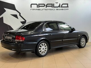 2008 Hyundai Sonata ТагАЗ IV (EF) Рестайлинг, чёрный, 499900 рублей, вид 2