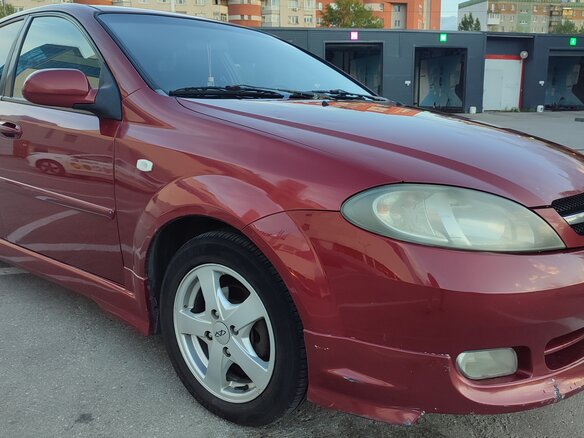 2007 Chevrolet Lacetti I, красный, 220000 рублей - вид 2