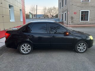 2012 Lada (ВАЗ) Granta I, чёрный, 195000 рублей, вид 5