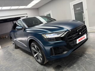 2018 Audi Q8 55 TFSI I (4M), синий, 4850000 рублей, вид 3