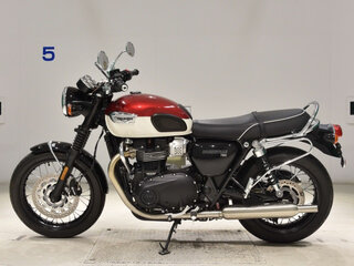 2022 Triumph Bonneville T100, белый, 950000 рублей, вид 2