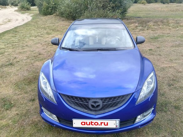 2008 Mazda 6 II (GH), синий, 650000 рублей - вид 2