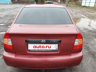 2005 Hyundai Accent ТагАЗ II, красный, 340000 рублей, вид 4