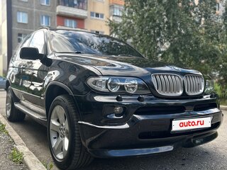 2004 BMW X5 3.0i I (E53) Рестайлинг, чёрный, 1070000 рублей, вид 1