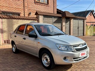 2014 Lada (ВАЗ) Granta I, серебристый, 390000 рублей, вид 5
