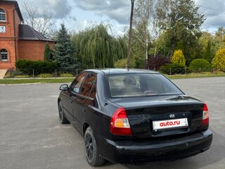 2008 Hyundai Accent ТагАЗ II, чёрный, 230000 рублей, вид 4