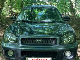 2004 Hyundai Santa Fe I, чёрный, 580000 рублей, вид 2