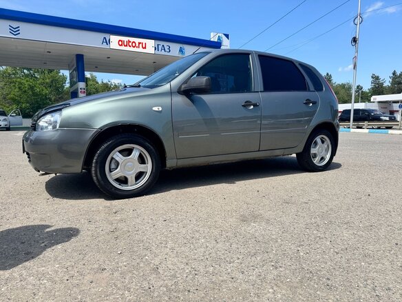 2009 Lada (ВАЗ) Kalina I, серый, 190000 рублей - вид 3