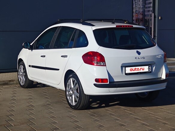 2009 Renault Clio III Рестайлинг, белый, 628200 рублей - вид 6
