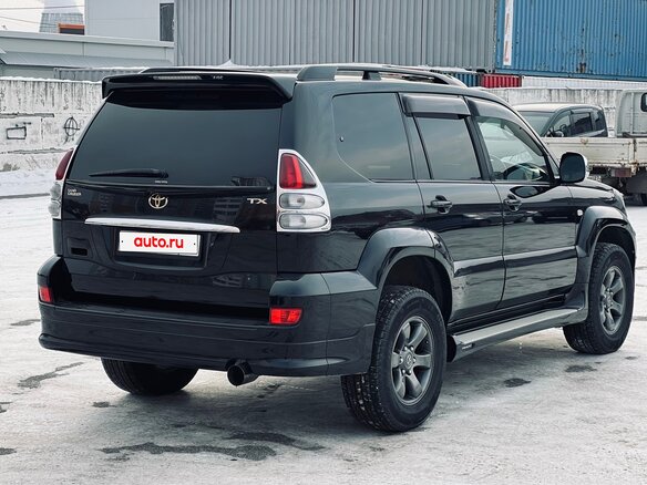 2008 Toyota Land Cruiser Prado 120 Series Рестайлинг, чёрный, 2900000 рублей - вид 4