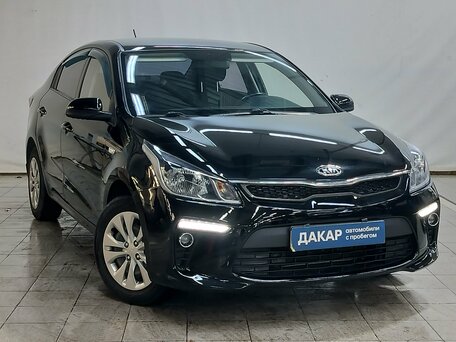2019 Kia Rio IV, чёрный, 1230000 рублей, вид 3