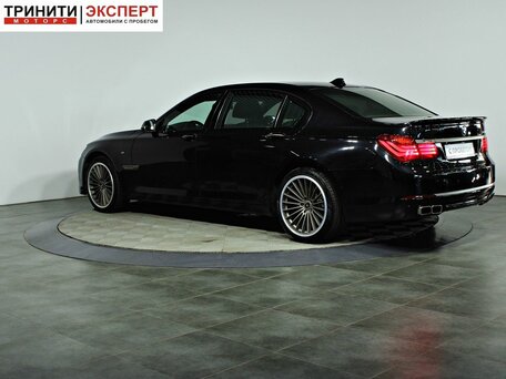 2014 BMW 7 серии Long 740Li xDrive V (F01/F02/F04) Рестайлинг, чёрный, 1958000 рублей, вид 4