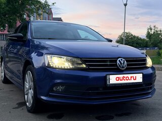 2018 Volkswagen Jetta VI Рестайлинг, синий, 1535000 рублей, вид 3