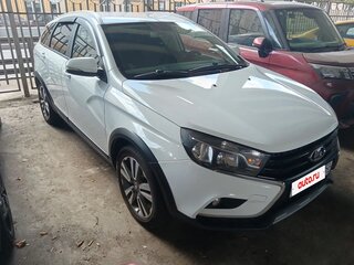 2019 Lada (ВАЗ) Vesta SW Cross I, белый, 700340 рублей, вид 3