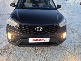 2021 Hyundai Creta I Рестайлинг, чёрный, 1450000 рублей, вид 2