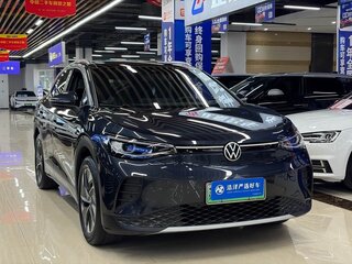 2023 Volkswagen ID.4 Crozz, синий, 3415000 рублей, вид 3