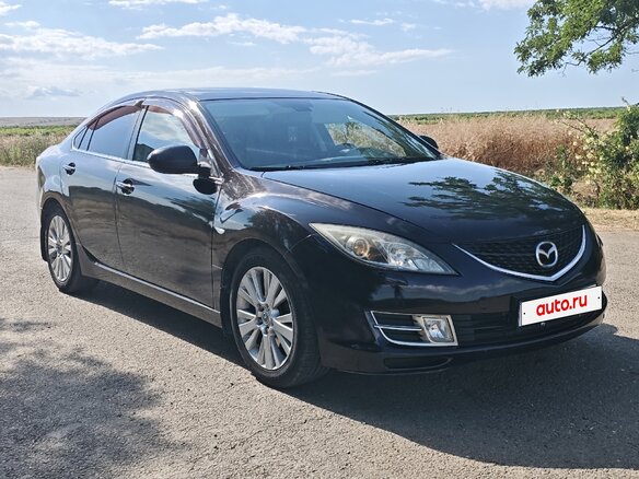 2008 Mazda 6 II (GH), пурпурный, 870000 рублей