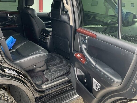 2014 Lexus LX 570 III Рестайлинг, чёрный - вид 12