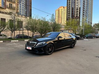 2015 Mercedes-Benz S-Класс AMG 63 AMG Long III (W222, C217), чёрный, 4300000 рублей, вид 1
