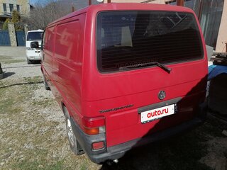2002 Volkswagen Transporter Long T4, красный, 700000 рублей, вид 4