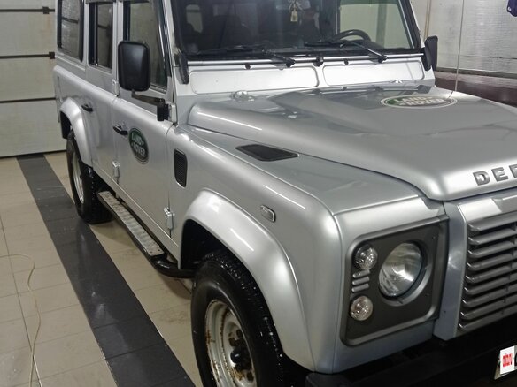 2014 Land Rover Defender 110 I Рестайлинг, серый, 2950000 рублей - вид 3