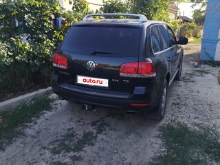 2006 Volkswagen Touareg I Рестайлинг, чёрный, 900000 рублей, вид 2