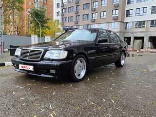 1996 Mercedes-Benz S-Класс 420 Long III (W140) Рестайлинг, чёрный, 1850000 рублей, вид 2