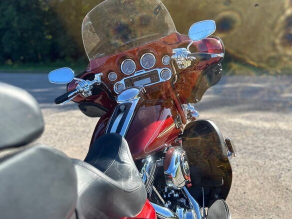 2008 Harley-Davidson Electra Glide, красный, 680000 рублей - вид 5