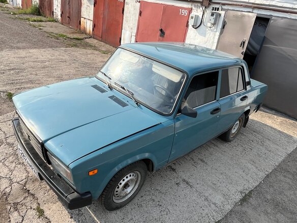 2005 Lada (ВАЗ) 2107, синий, 60000 рублей - вид 7