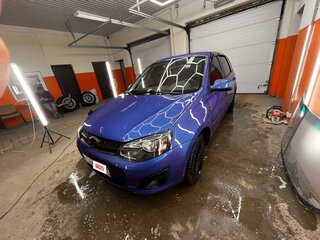 2016 Lada (ВАЗ) Kalina II, голубой, 440000 рублей, вид 3