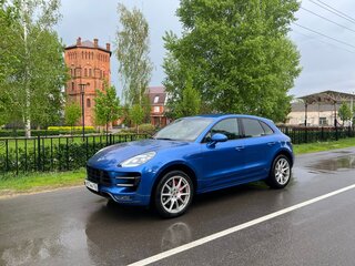 2016 Porsche Macan Turbo I, синий, 3300000 рублей, вид 1