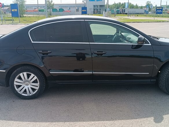 2005 Volkswagen Passat B6, чёрный - вид 7
