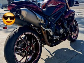 2014 Triumph Speed Triple, красный, 650000 рублей, вид 4