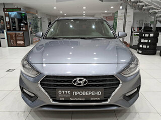 2018 Hyundai Solaris II, серый, 1350000 рублей, вид 2