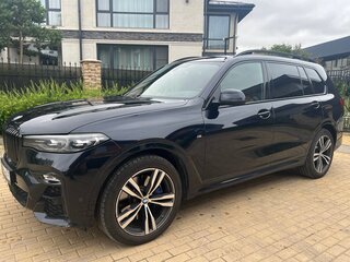 2020 BMW X7 40i I (G07), чёрный, 7800000 рублей, вид 4