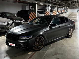 2019 BMW 5 серии 540d xDrive VII (G30/G31/G38), чёрный, 3950000 рублей, вид 4