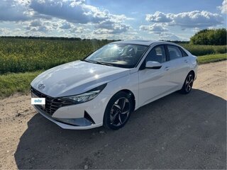 2022 Hyundai Elantra VII (CN7), белый, 1550000 рублей, вид 2
