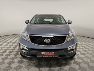 2015 Kia Sportage III Рестайлинг, синий, 1339000 рублей, вид 2