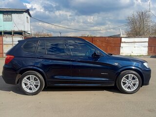 2013 BMW X3 30d xDrive II (F25), синий, 2650000 рублей, вид 4