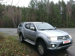 2013 Mitsubishi L200 Super Select IV Рестайлинг, серебристый, 1200000 рублей, вид 3