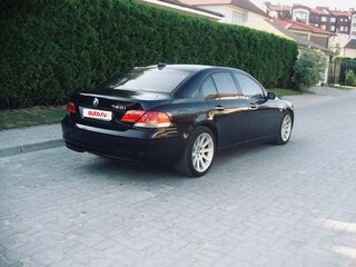 2005 BMW 7 серии 750i IV (E65/E66) Рестайлинг, чёрный, 850000 рублей, вид 2