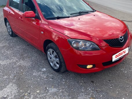 2007 Mazda 3 I (BK) Рестайлинг, красный, 298000 рублей, вид 1