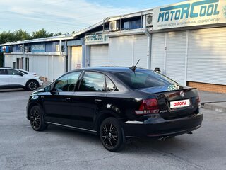 2018 Volkswagen Polo V Рестайлинг, чёрный, 1350000 рублей, вид 5