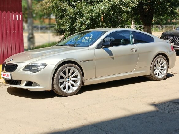 2008 BMW 6 серии 630i II (E63/E64) Рестайлинг, серебристый, 1200000 рублей