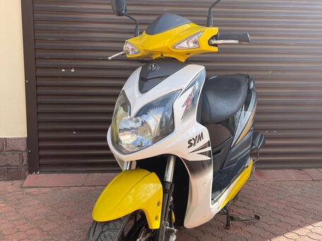 2015 Sym Jet 4 50, жёлтый, 49500 рублей, вид 5