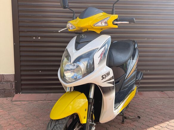 2015 Sym Jet 4 50, жёлтый, 49500 рублей - вид 4