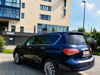 2015 Infiniti QX80 I Рестайлинг, синий, 3150000 рублей, вид 3